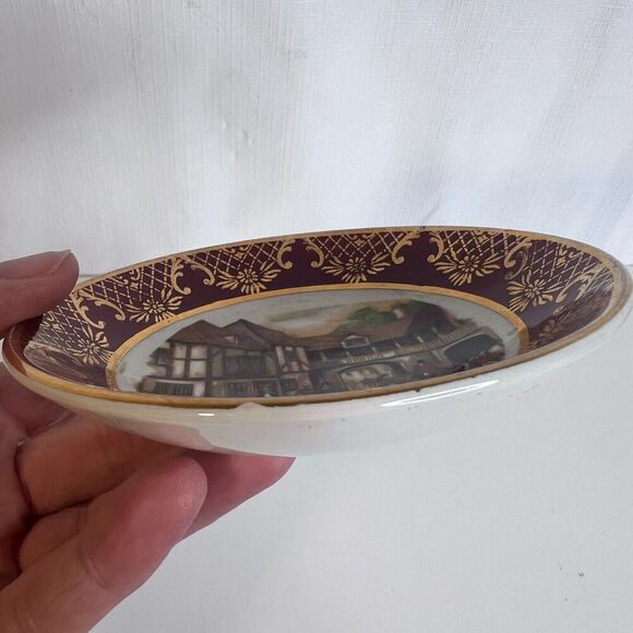 Weatherby Hanley Royal Falcon Ware 4-71 Old Coach House Stratford Small Plate - Picture 6 of 8